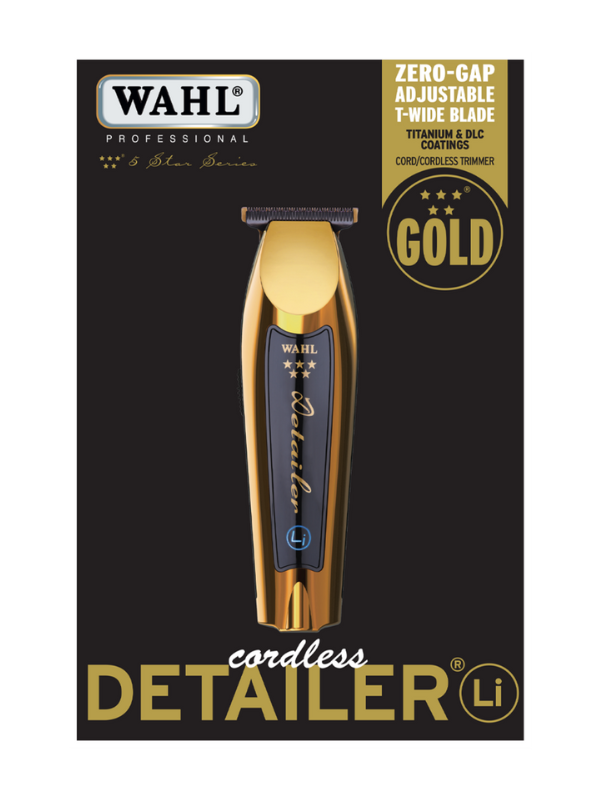 Wahl 5 Star Detailer Li Cordless Trimmer (GOLD)