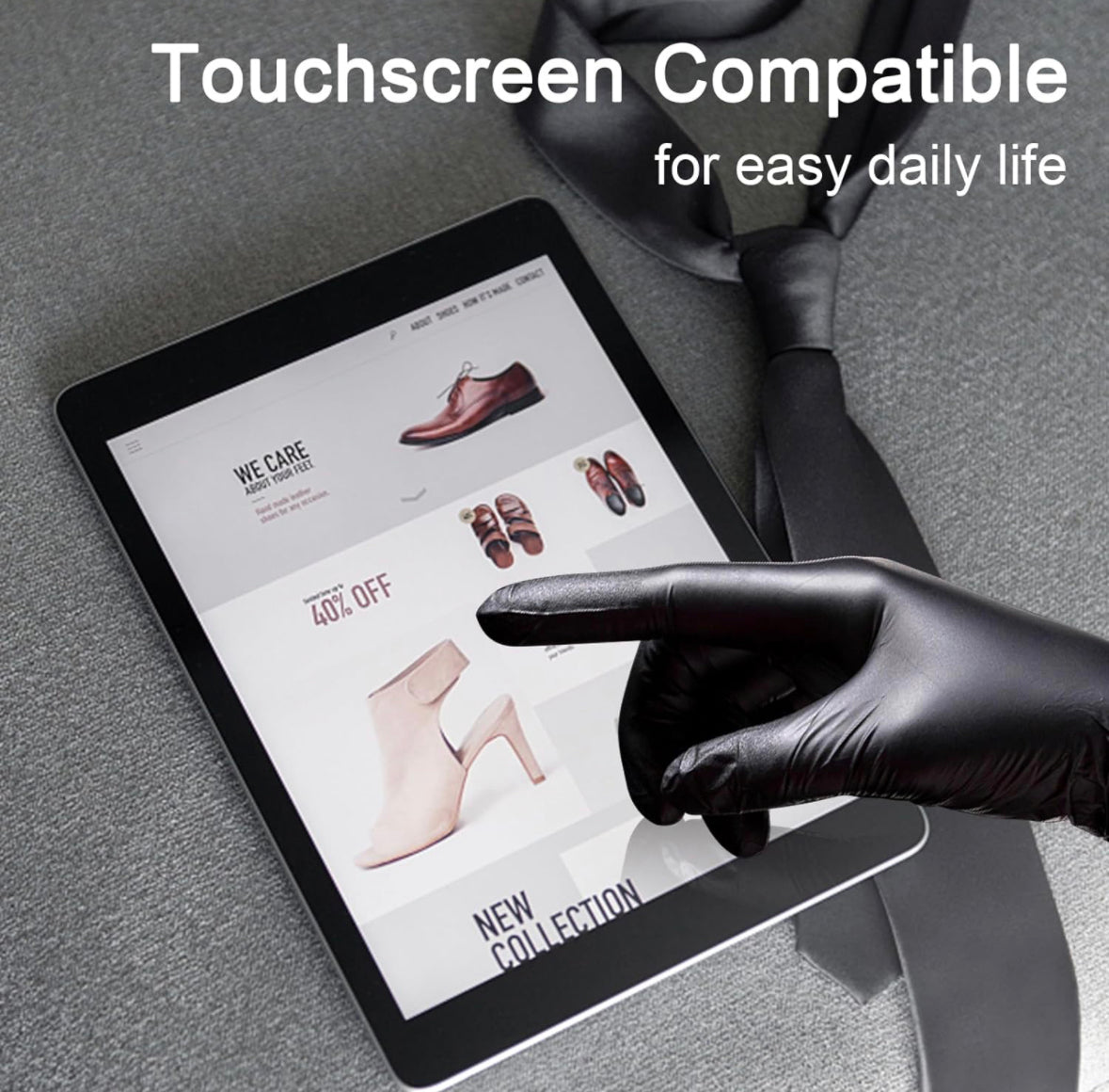 Hyunshuo (black)Nitrile Disposable Gloves-Latex Free