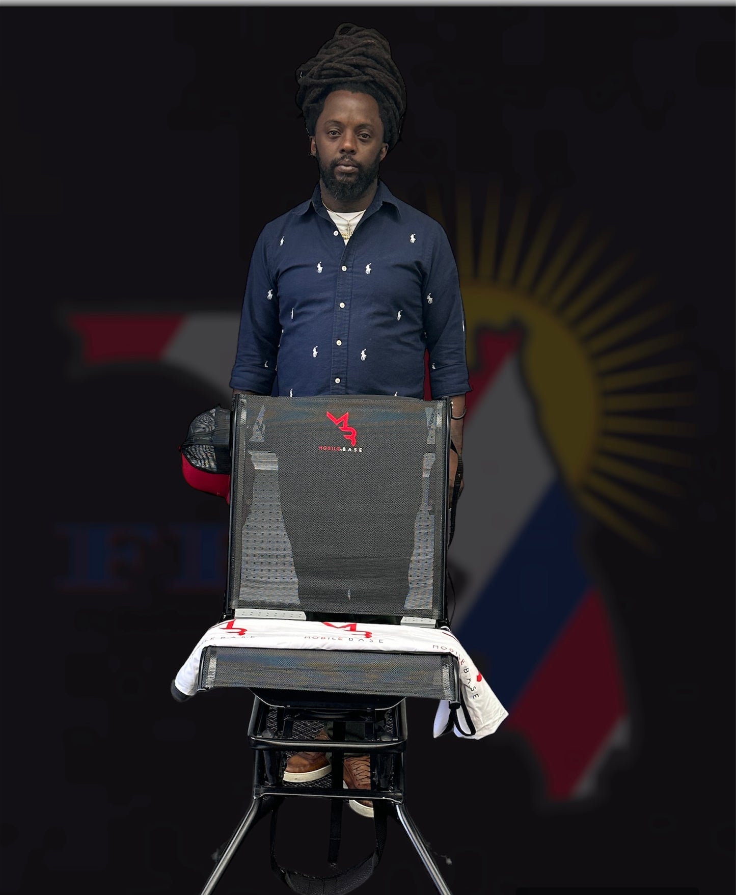 Mobile B.a.s.e  Mobile Barber Chair/Station Original and 2.0 versions