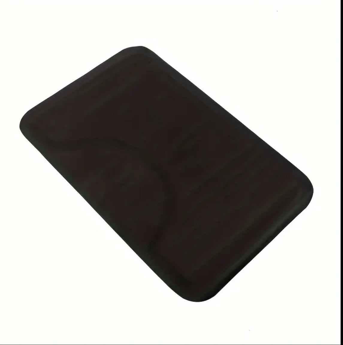 3ft x 4.5ft x 1/2in PVC NBR black antifatigue salon mat Rectangle & Half Moon