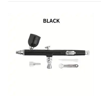 Black Gravity Feed Airbrush Gun