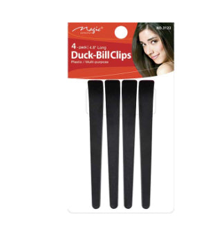 Duckbill Hair Clips Plastic (4pc)