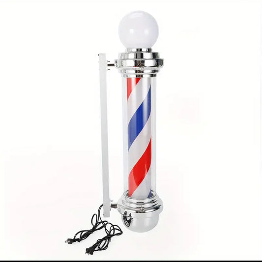 32" Barber Pole with white bulb