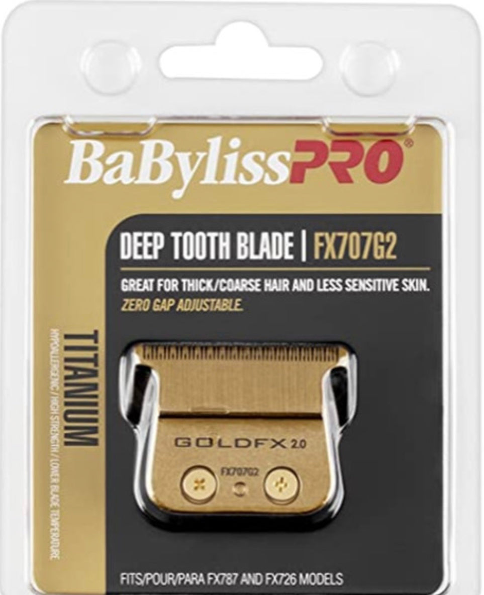 BabylissPro Gold Deep Tooth, blade FX707G2