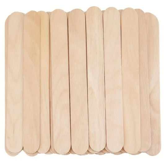 Wooden Wax Sticks (50pcs)