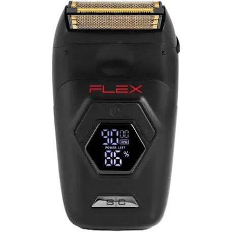 StyleCraft Flex Electric Foil Shaver w/ Super Torque Motor & Gold Titanium Foil Head (SC806B)